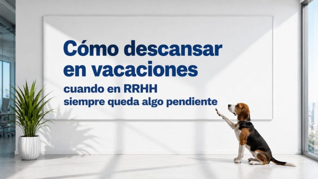 Cómo descansar en vacaciones cuando en RRHH siempre queda algo pendiente
