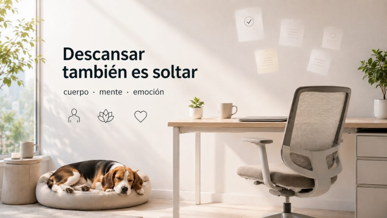 Descansar también es soltar: cuerpo, mente, emoción